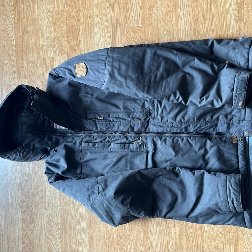 Fjallraven Black Hooded Jacket